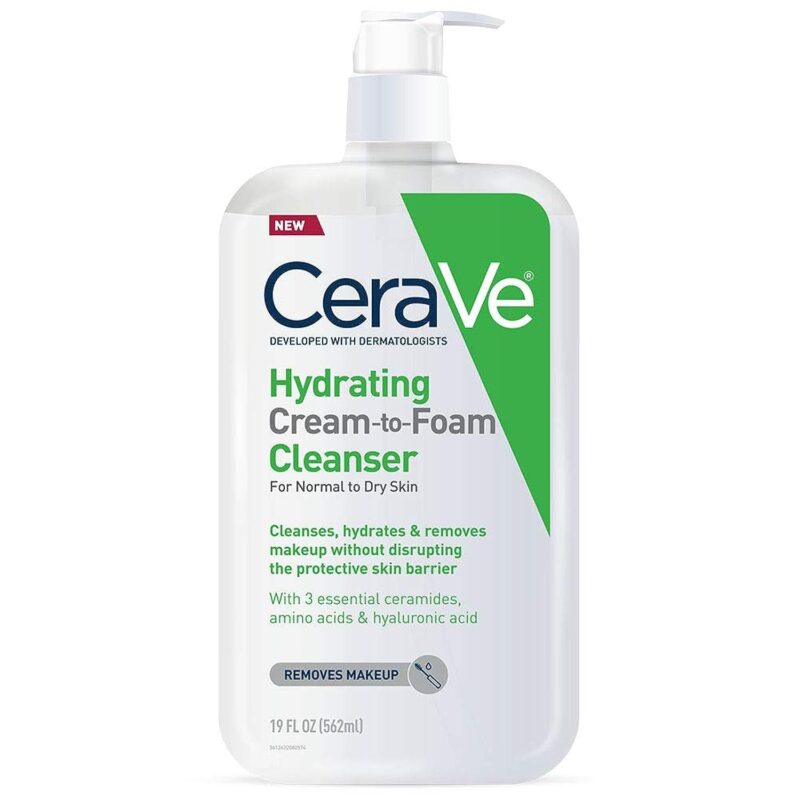 Cerave Hydrating Cream-To-Foam Cleanser 236ml