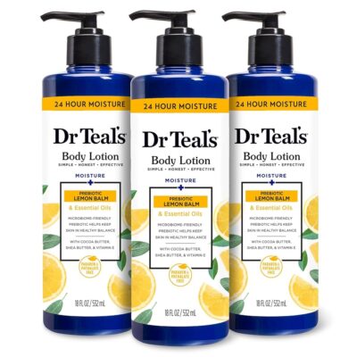 Dr Teal's Prebiotic Lemon & Balm Body Lotion 532Ml