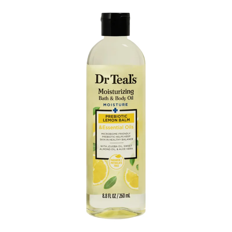 Dr Teal's Prebiotic Lemon & Balm Body Oil 260ml