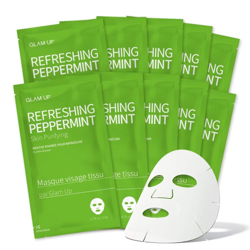 Glam Up Refreshing Peppermint Sheet Mask -
