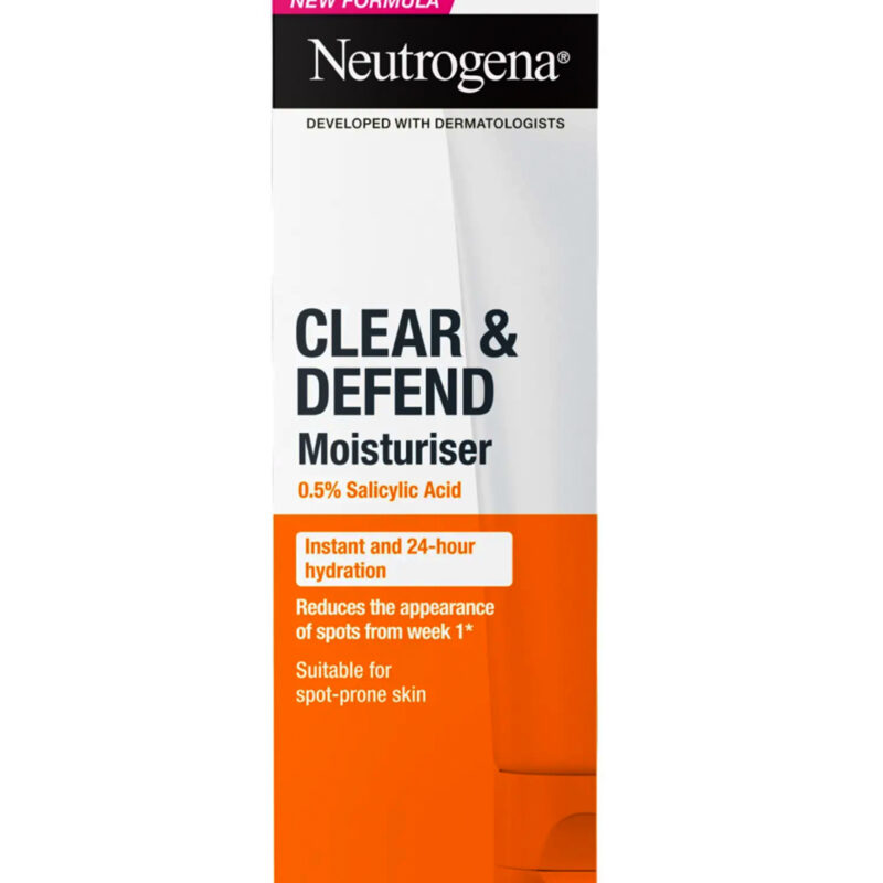 Neutrogena Clear And Defend 0.5% Salicylic Acid Moisturiser 50ml