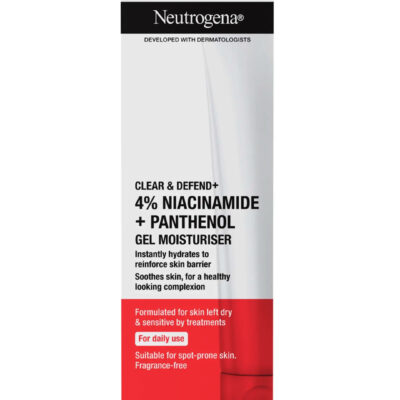 Neutrogena Clear And Defend+ 4% Niacinamide And Panthenolgel Moisturiser 50Ml