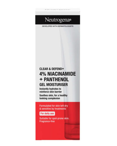 Neutrogena Clear And Defend+ 4% Niacinamide And Panthenolgel Moisturiser 50Ml