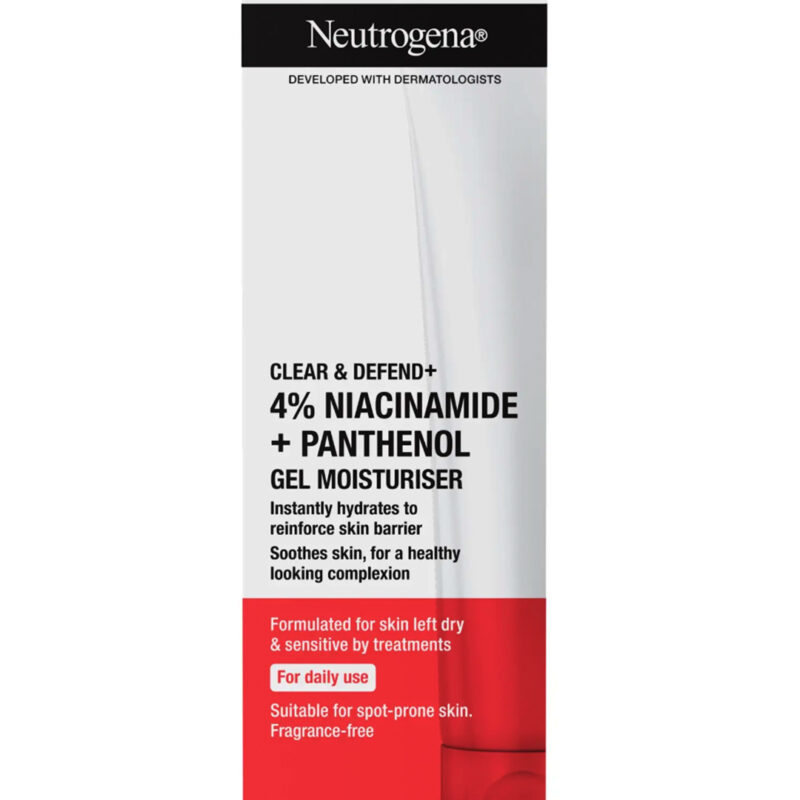 Neutrogena Clear And Defend+ 4% Niacinamide And Panthenolgel Moisturiser 50ml
