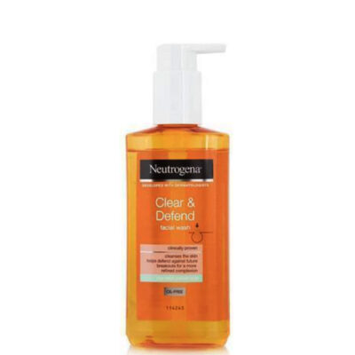 Neutrogena Clear And Defend+ Facial Wash 200Ml