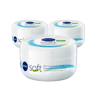 Nivea Soft Moisturising Cream Face, Body, Hands 75Ml