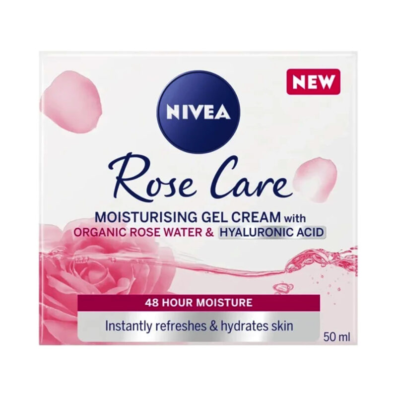 Nivea Soft Rose 24H Day Cream R/Water + Ha 50ml