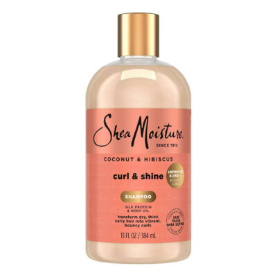 Shea Moisture Coconut & Hibiscus Curl & Shine Shampoo 384Ml