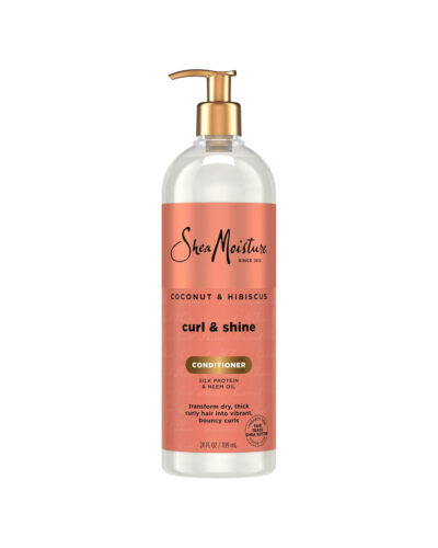 Shea Moisture Coconut & Hibiscus Curl & Shine Conditioner 384Ml
