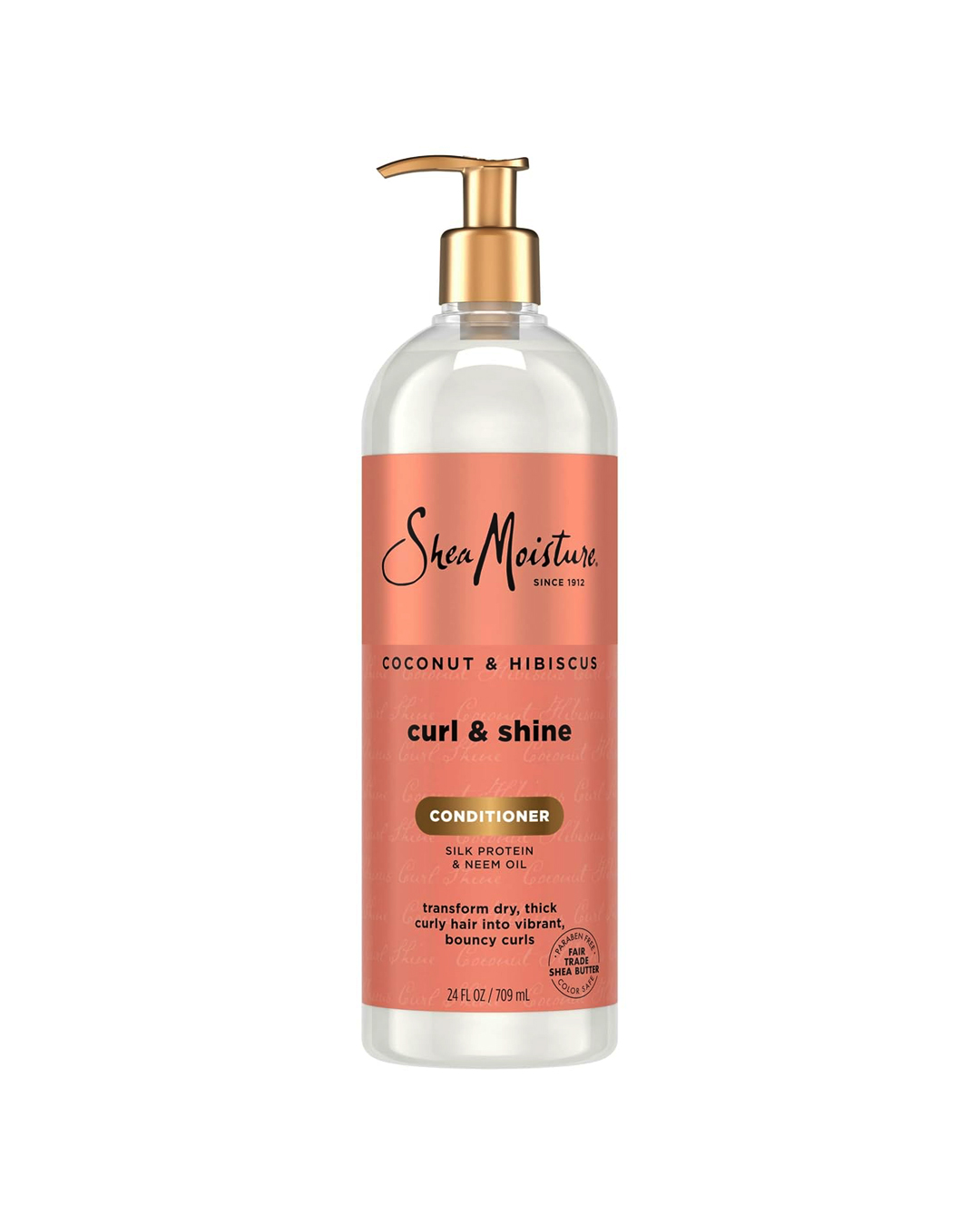Shea Moisture Coconut & Hibiscus Curl & Shine Conditioner 384Ml