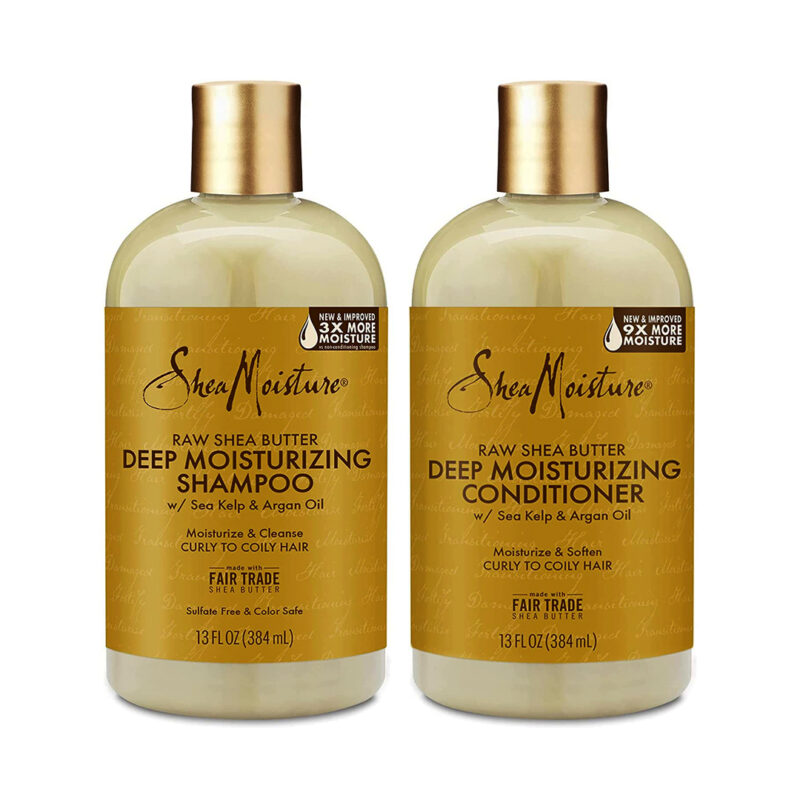 Shea Moisture Raw S/Buttr Moist Ret Shampoo 384ml