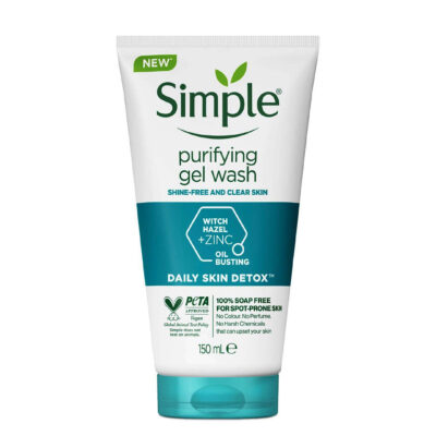 Simple Purifying Gel Wash Witch Hazel + Zinc 150Ml