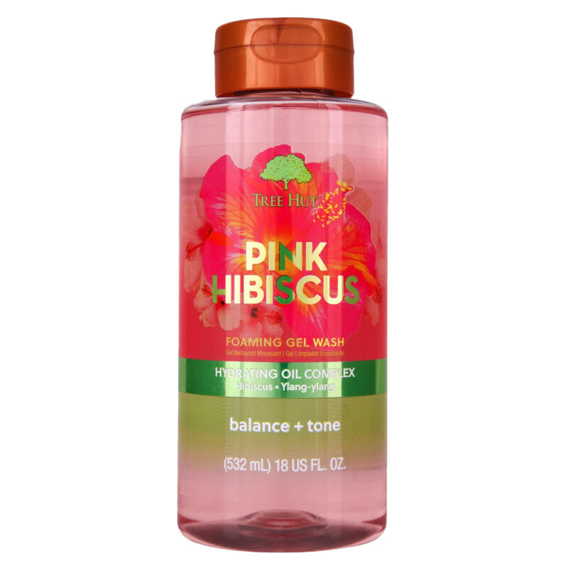 Tree Hut Foaming Gel Wash Pink Hibiscus 532ml