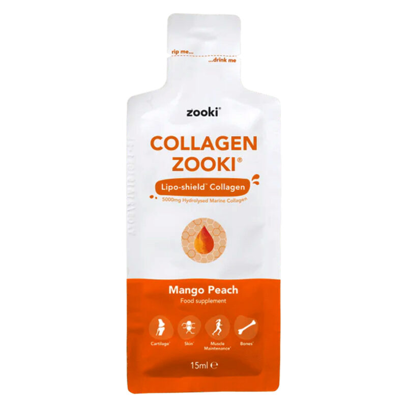 Zooki Collagen Mango Peach 5000mg Regular Strength 19.5ml