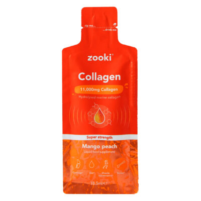 Zooki Collagen Super Strength Mango Peach 11,000Mg 19.5Ml