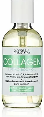 Advanced Clinicals Collagen Lifting Body Oil 112Ml