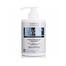 Advanced Clinicals Collagen + Peptide Firming Face & Body Cream