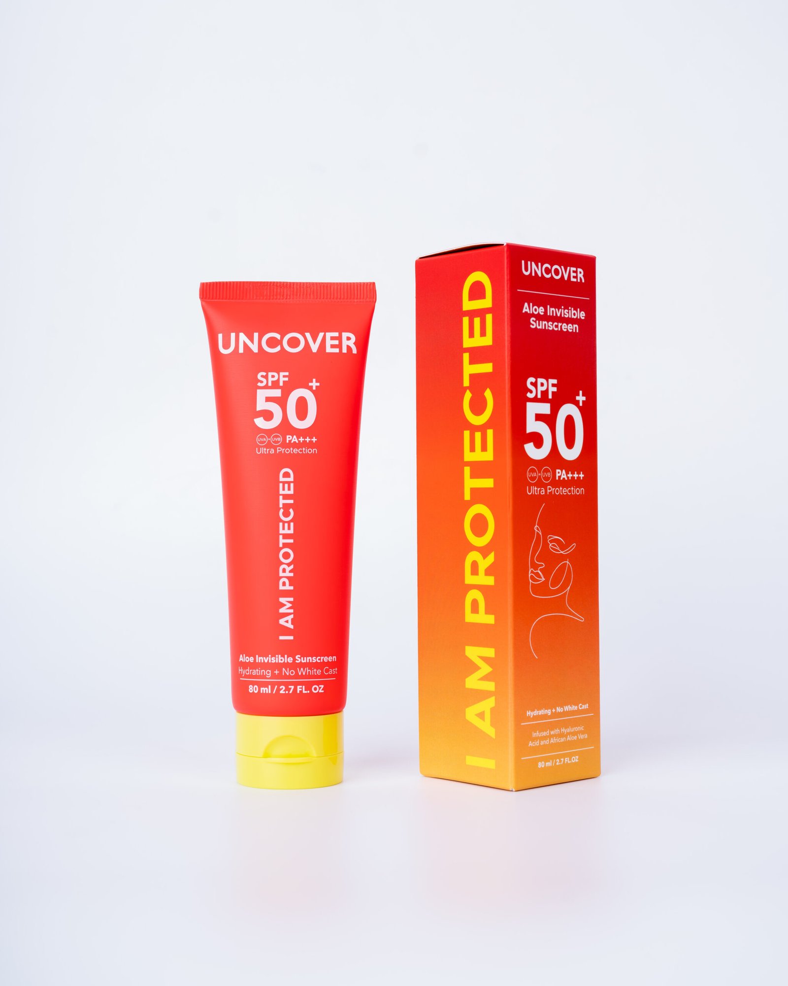 Uncover Aloe Invisible Sunscreen 80ml