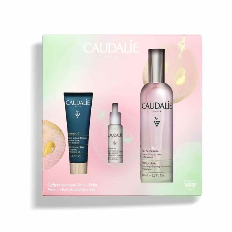Caudalie Prep & Glow Bestsellers Trio Gift Set