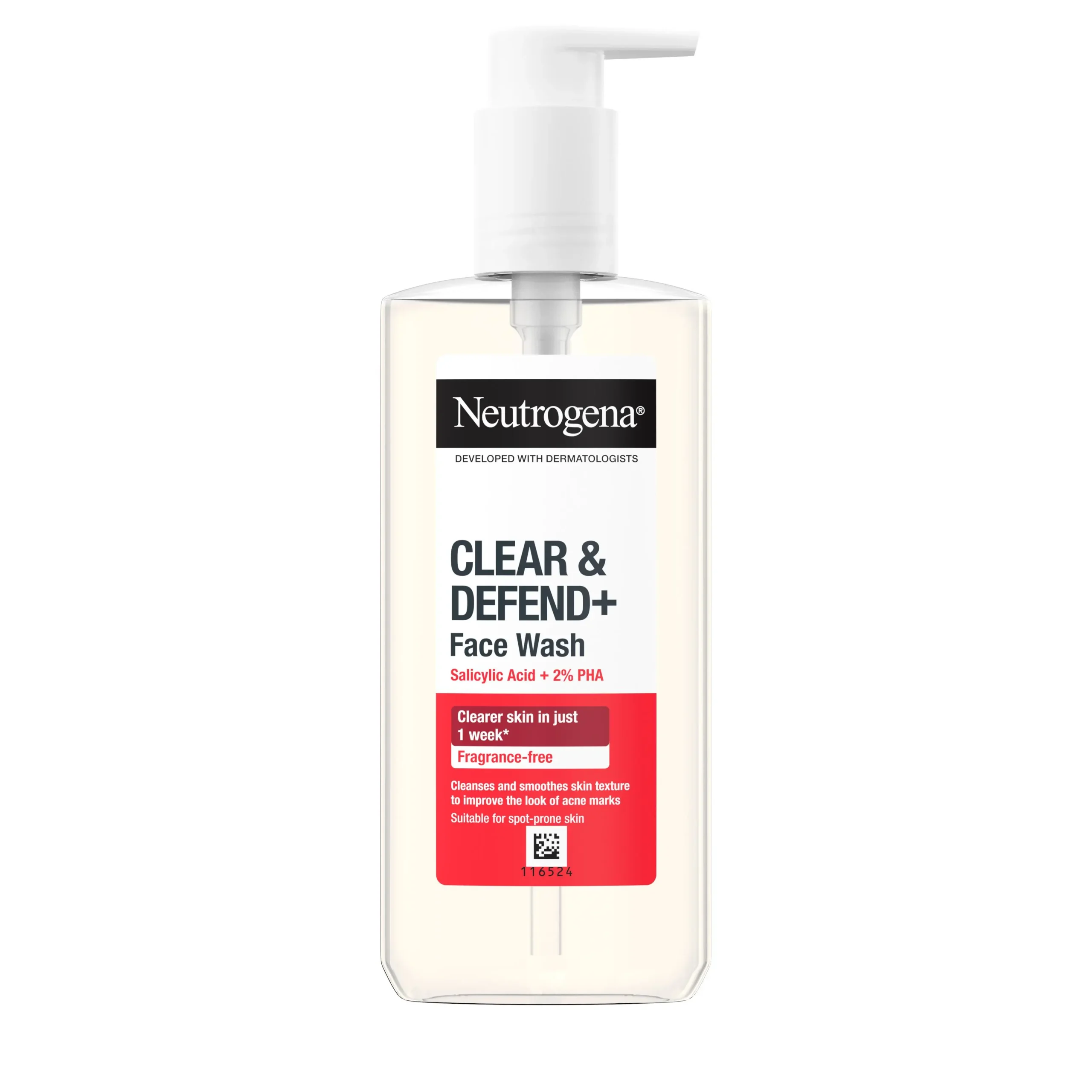 Neutrogena Clear And Defend 2% Salicylic Acid Face Wash 200ml