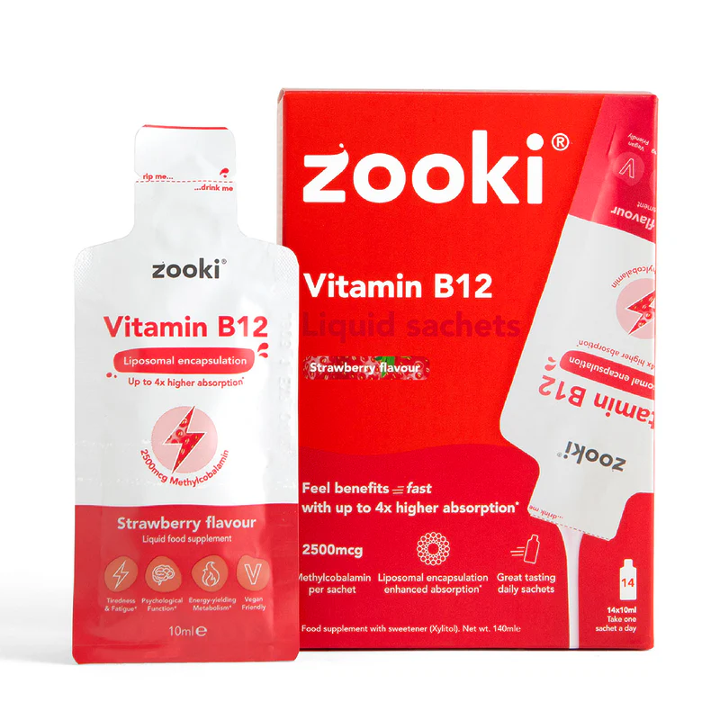 ZOOKI VITAMIN B12 STRAWBERRY 2500mg