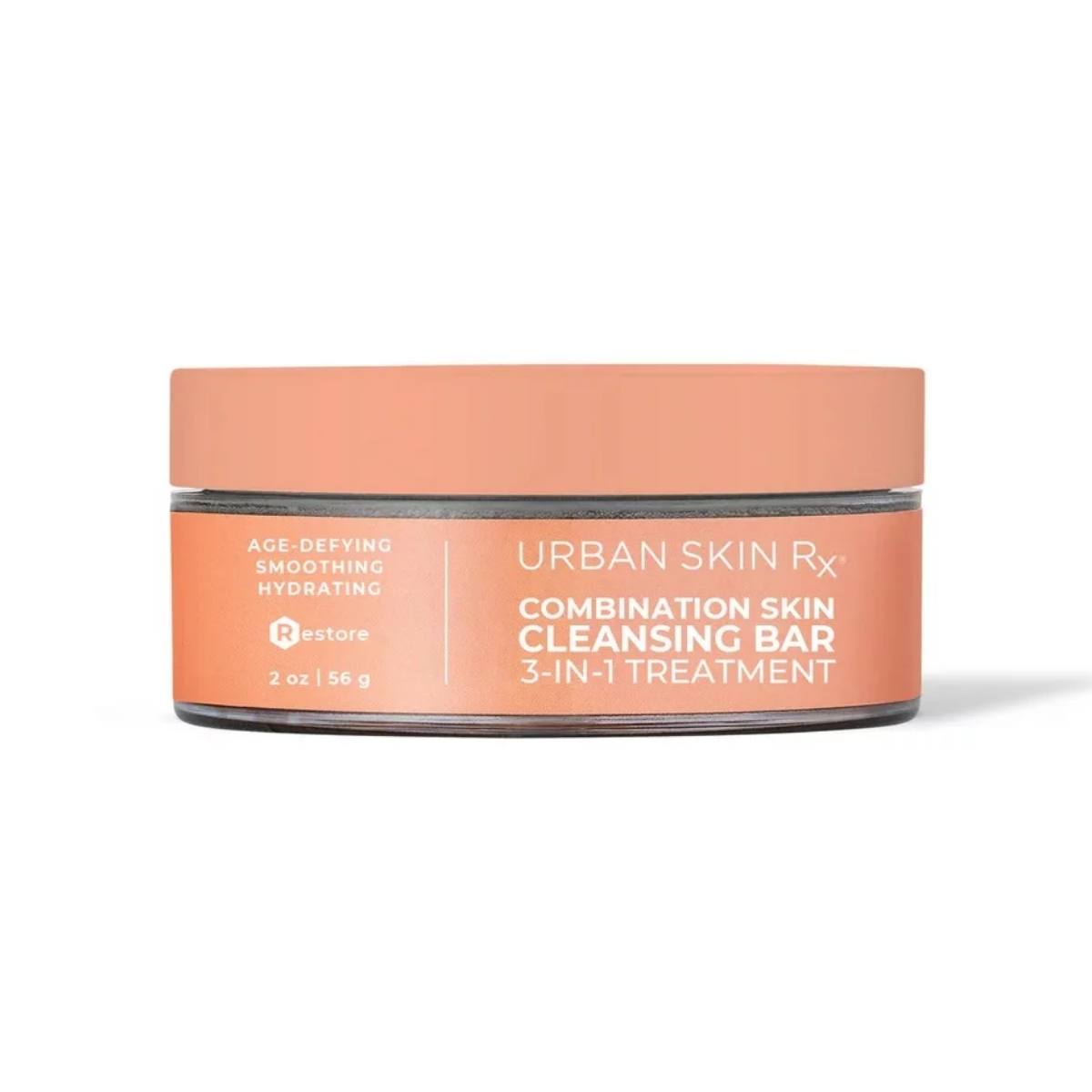 URBAN SKIN Rx -Combination Skin Cleansing Bar 3-in-1 treatment 2oz 56g