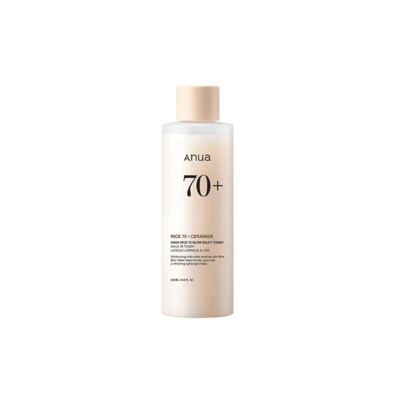 ANUA 70+ RICE 70+ CERAMINDE GLOW MILKY TONER 250ml