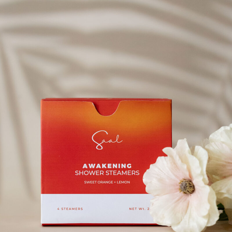 BODY & SAAL AROMATHERAPY AWAKENING  SHOWER STEAMERS SWEET ORANGE + LEMON