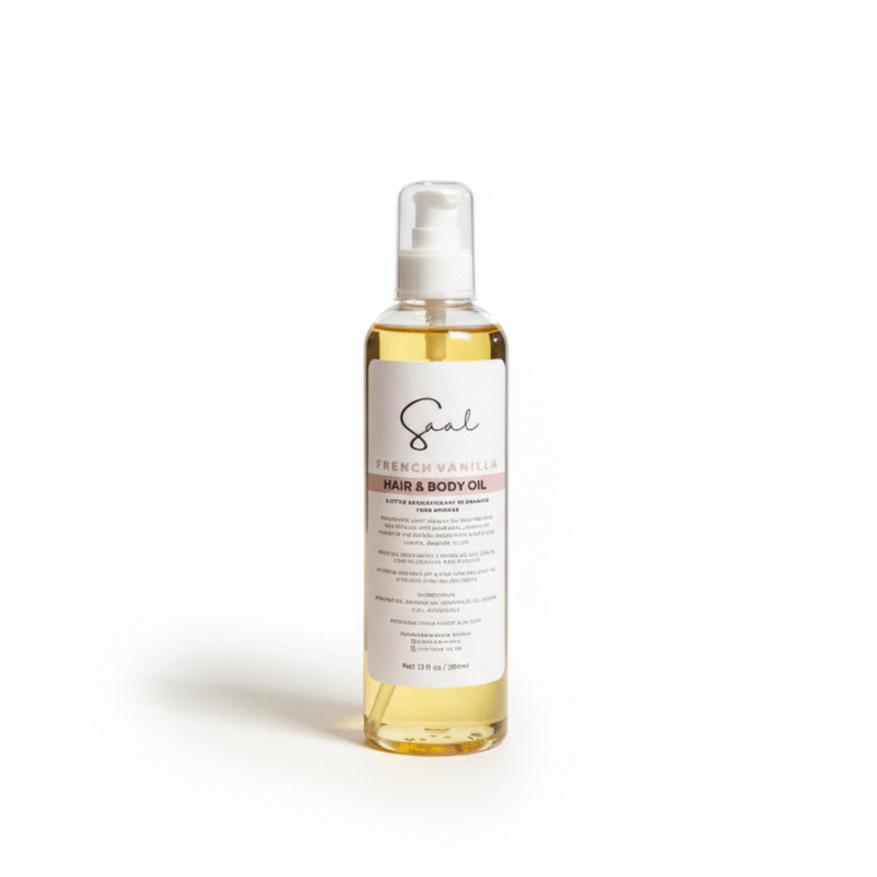 BODY & SAAL FRENCH VANILLA  HAIR & BODY OIL 350ML