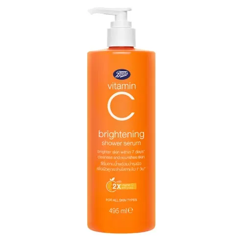 BOOTS VITAMIN C  BRIGHTENIN SHOWER SERUM 400ml