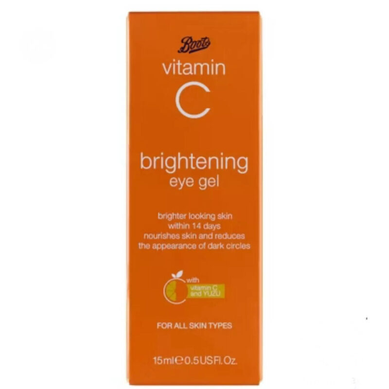 BOOTS VITAMIN C BRIGHTENING EYE GEL 15ml