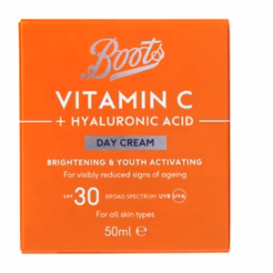 BOOTS VITAMIN C  + HYALURONIC ACID DAY CREAM  N50ml