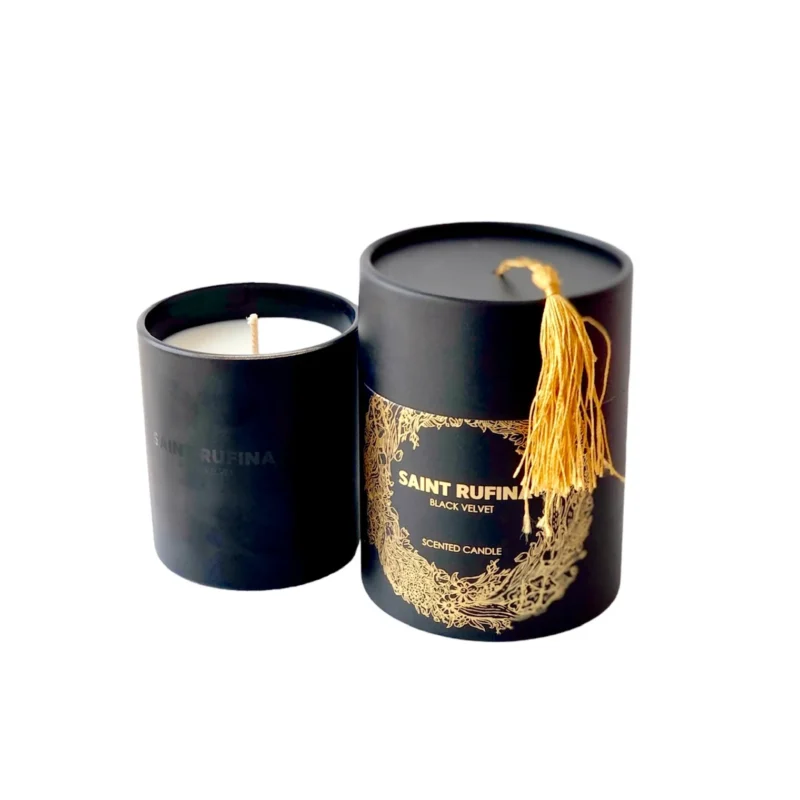 SAINT RUFINA BLACK VELVET SCENTED CANDLE 220G