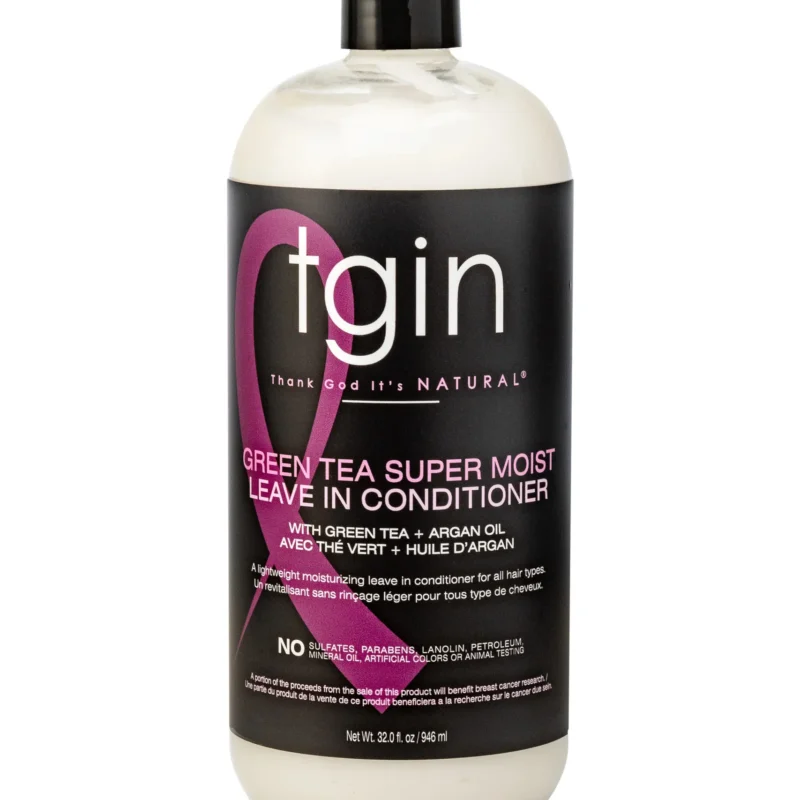 Thank God It's Natural Green Tea Super Moist Leave in Conditioner - 32oz JUMBO