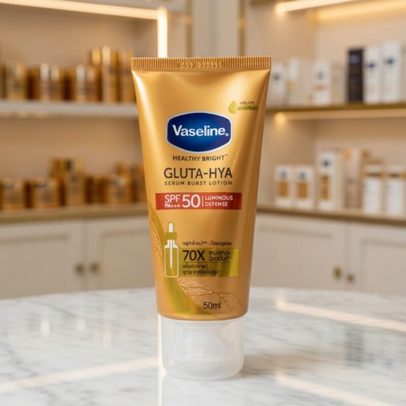 VASELINE GLUTA-HYA (travel size) SERUM BURST LOTION SPF50
