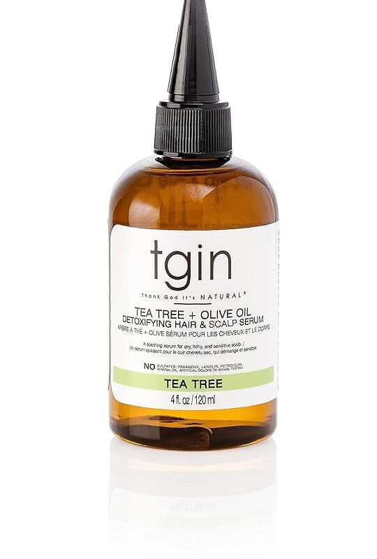 TGIN Tea Tree + Olive Oil Detoxifying Hair & Scalp Serum - 4oz
