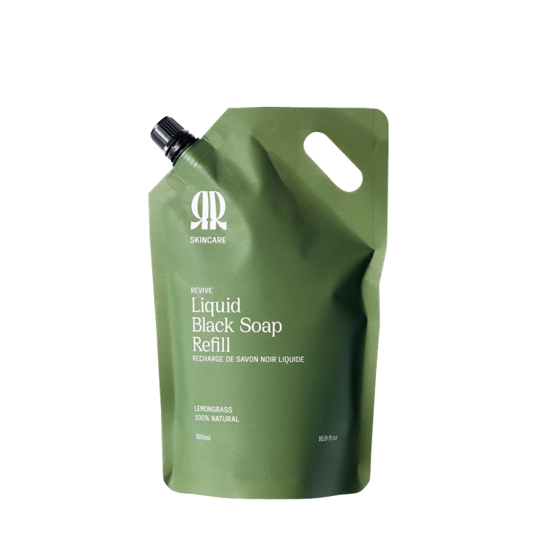 R & R REFILL LIQUID BLACK SOAP REVIVE