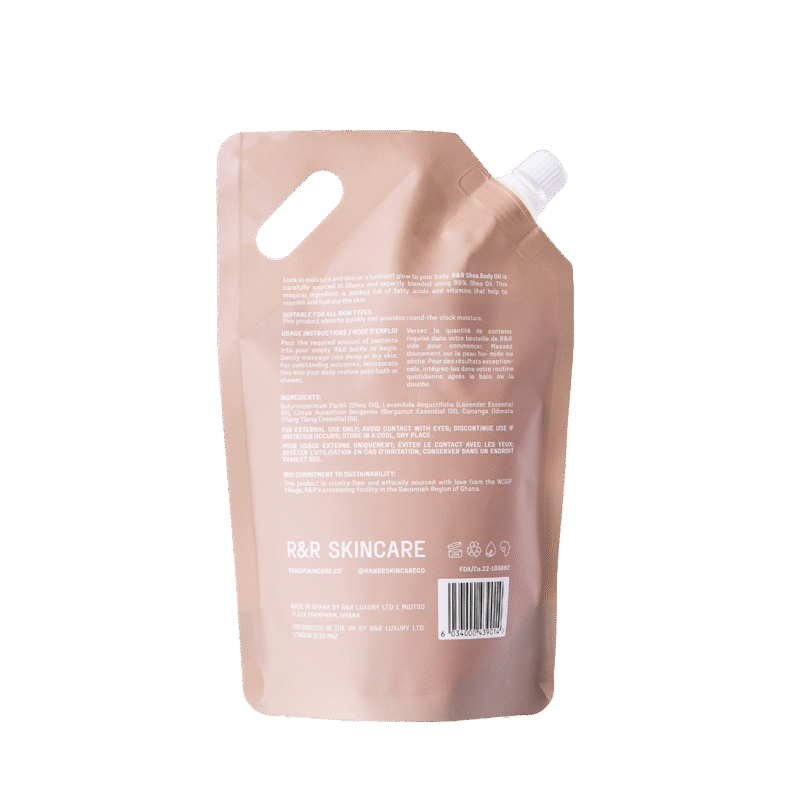 R & R REFILL SHEA BODY OIL SERENE