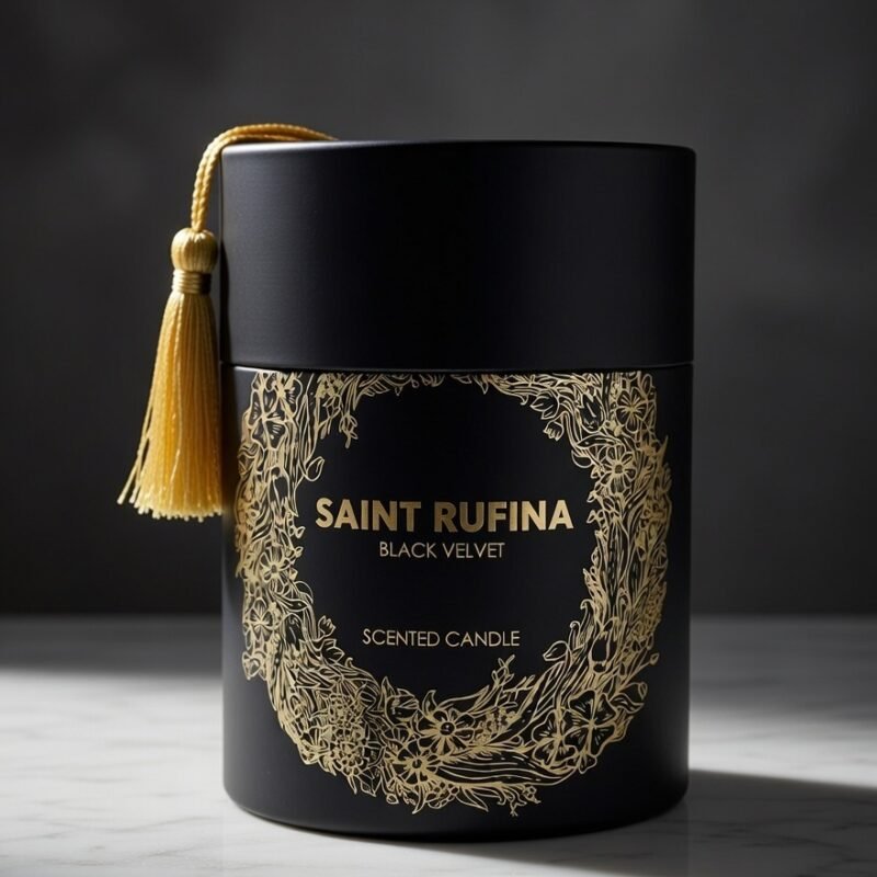 Saint Rufina Black Velvet Scented Candle 220g