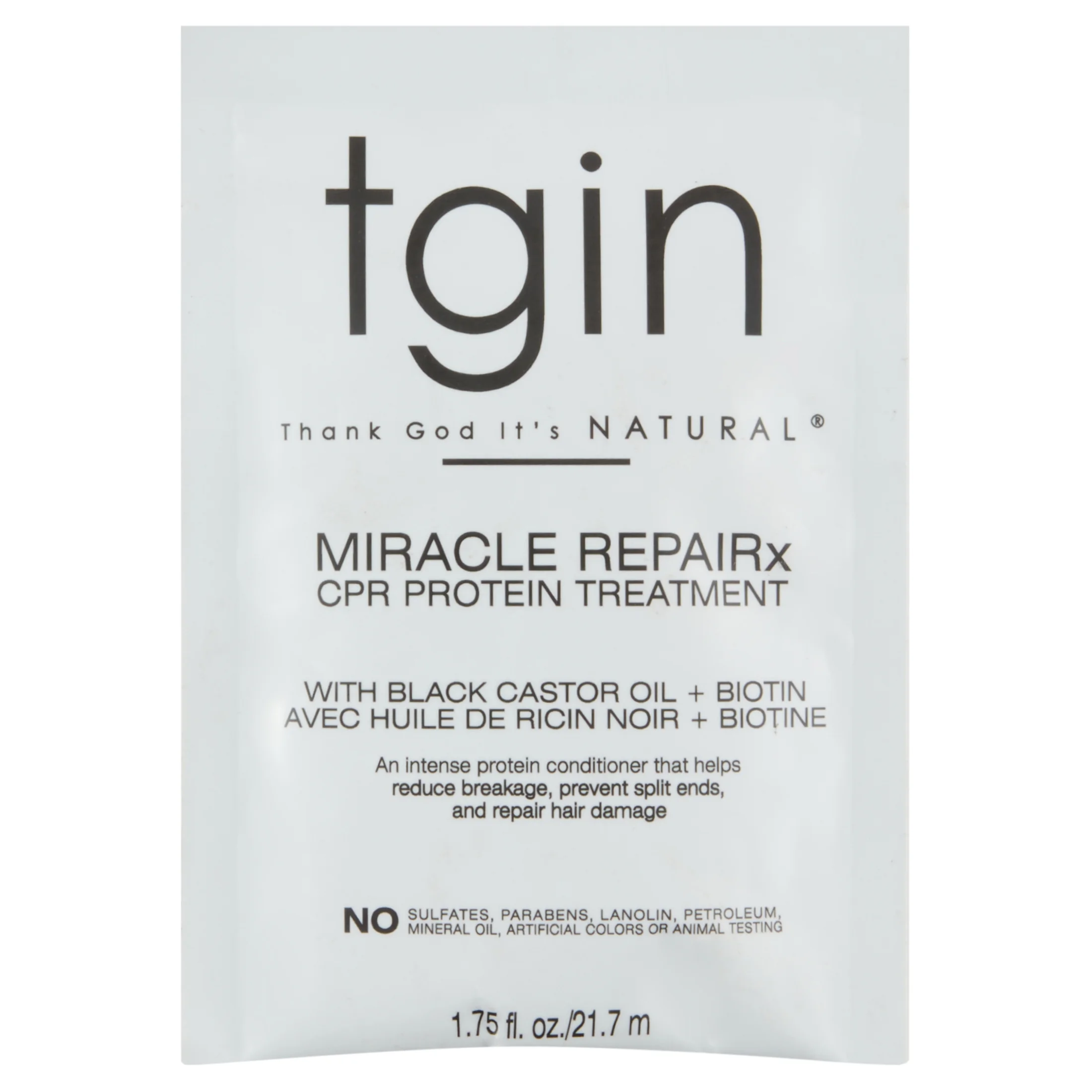 Thank God It's Natural Miracle Repairx CPR Protein Treatment Packet 1.75oz