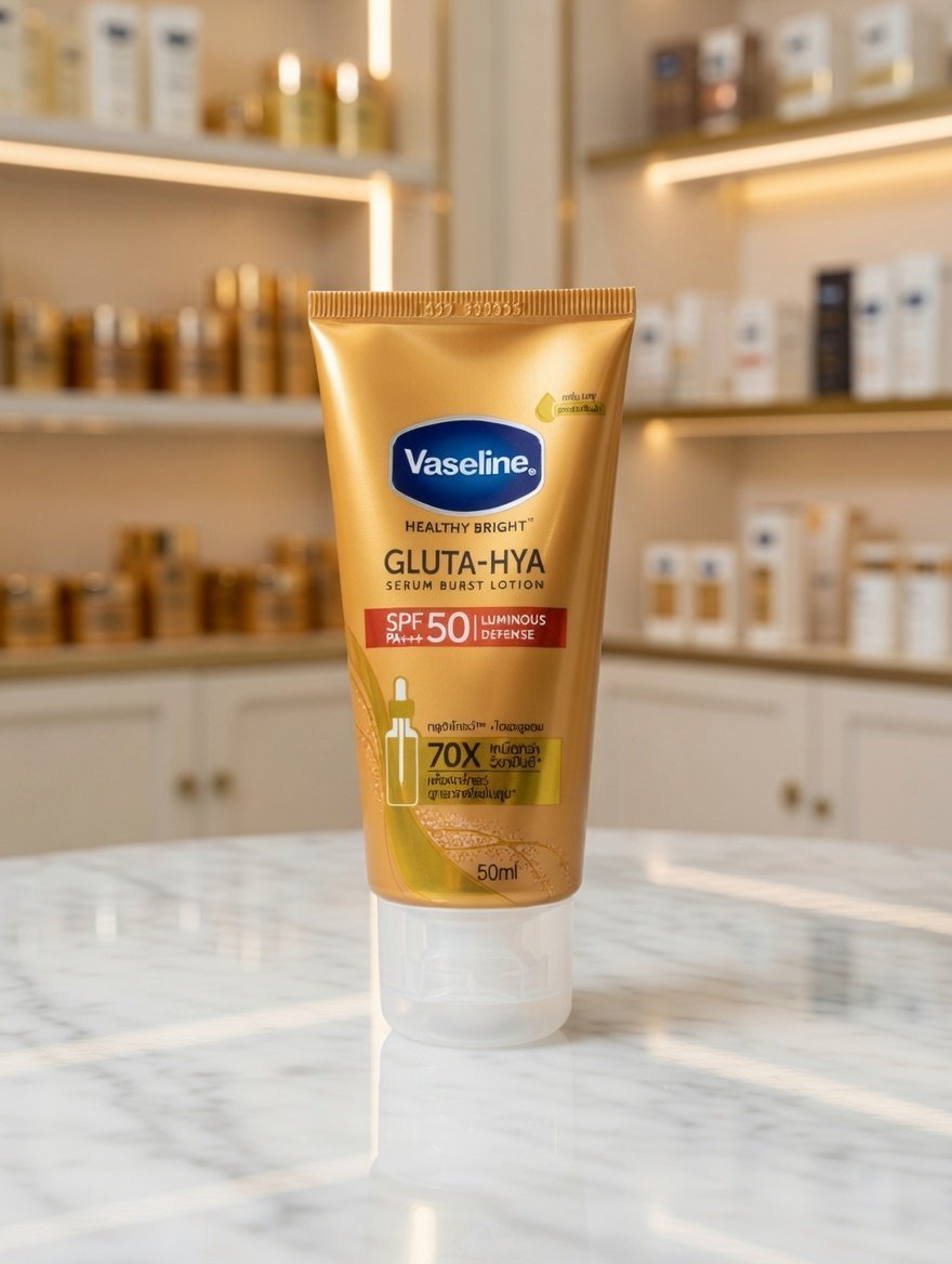 Vaseline Gluta-hya Serum Burst Lotion  SPF50