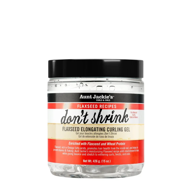 Aunt Jackie's Flaxseed Recipes don't Shrink  Flaxseed Elongating Curling Gel 511g