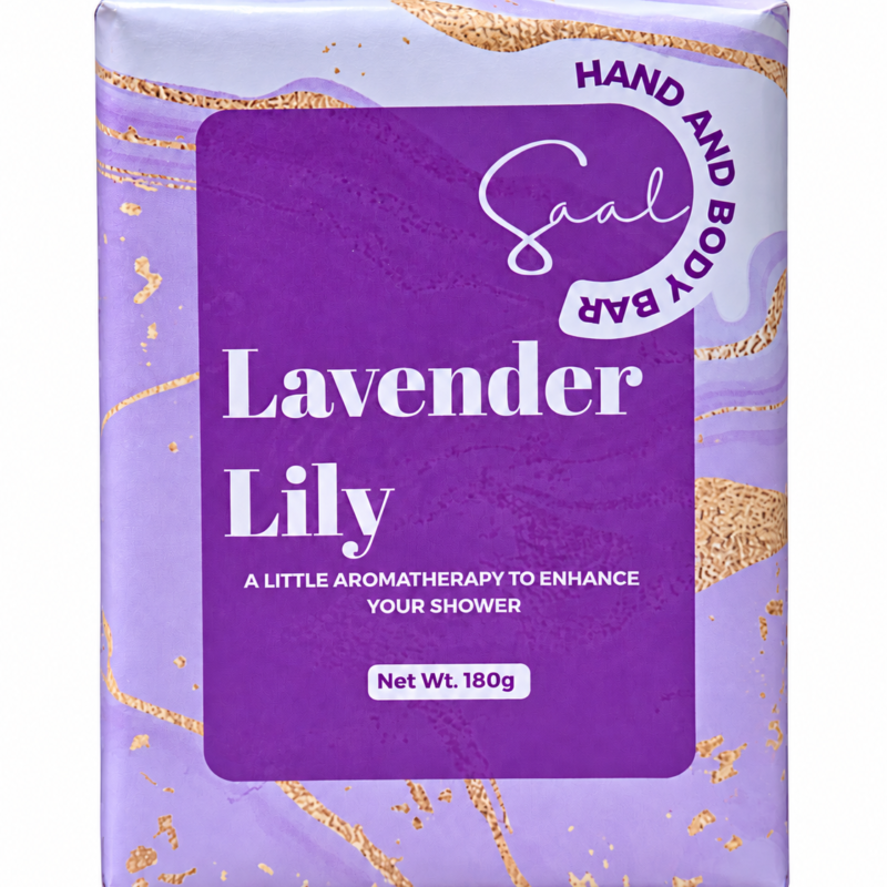 Body & Saal Hand And Body Bars-(Lavender Lily-180g)